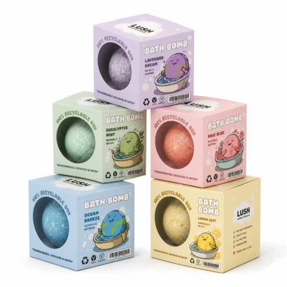 Custom Bath Bomb Packaging