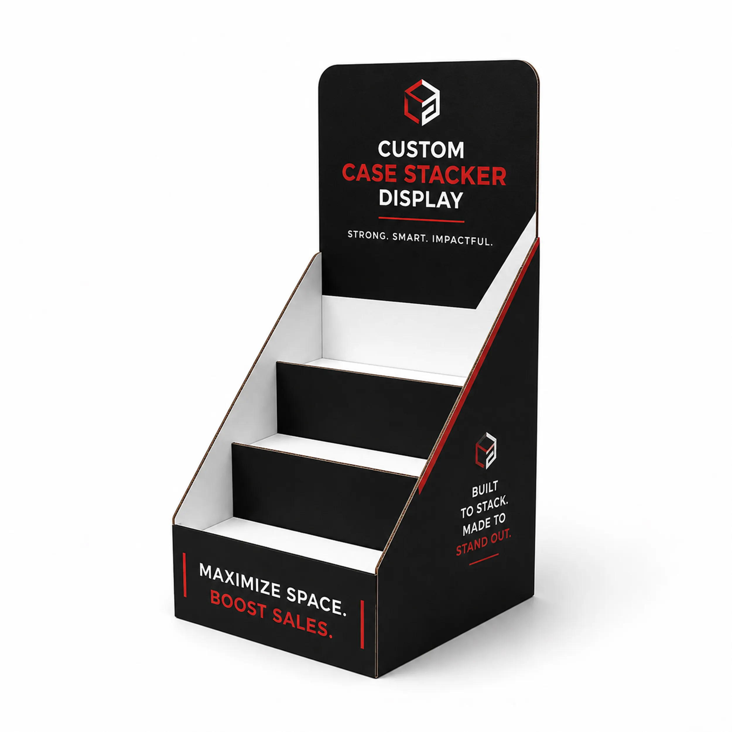 Custom Case Stacker Display