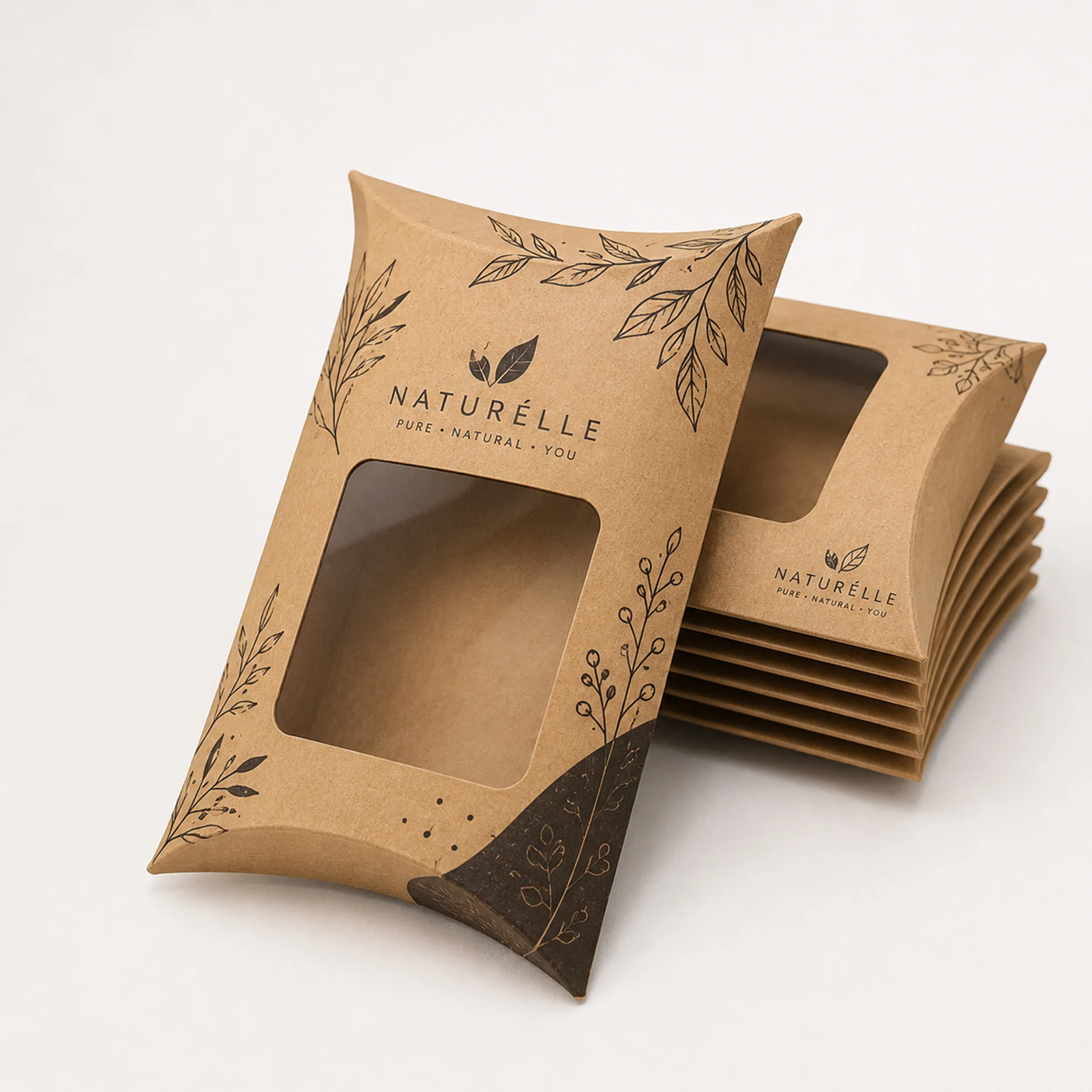 Kraft Pillow Boxes