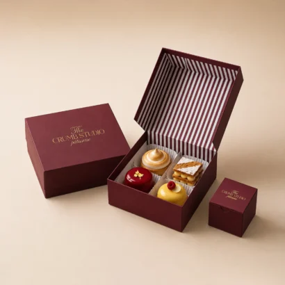 Custom Petit Four Boxes