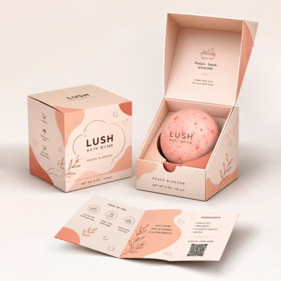 Custom Bath Bomb Packaging