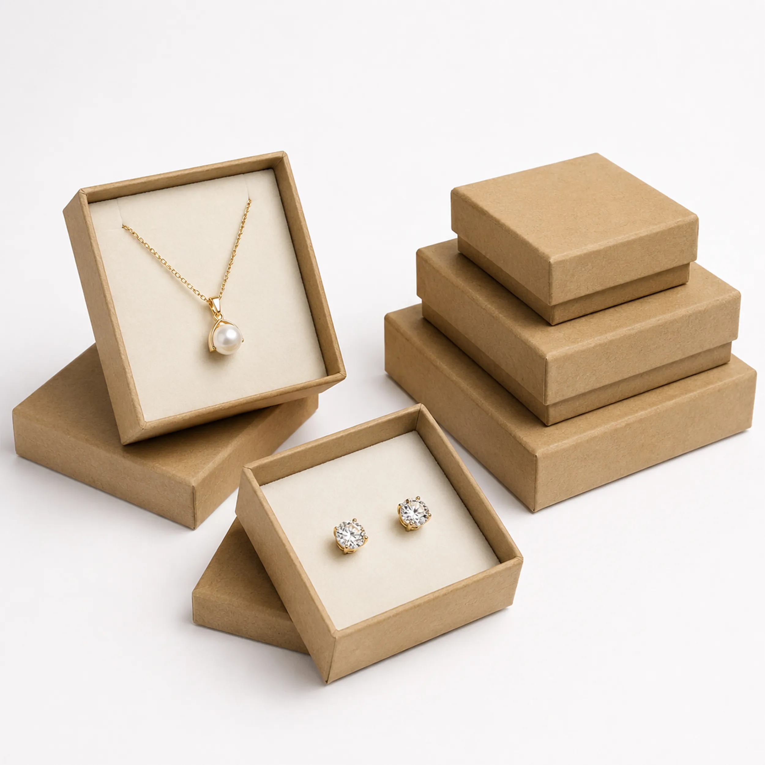 Kraft Jewelry Boxes
