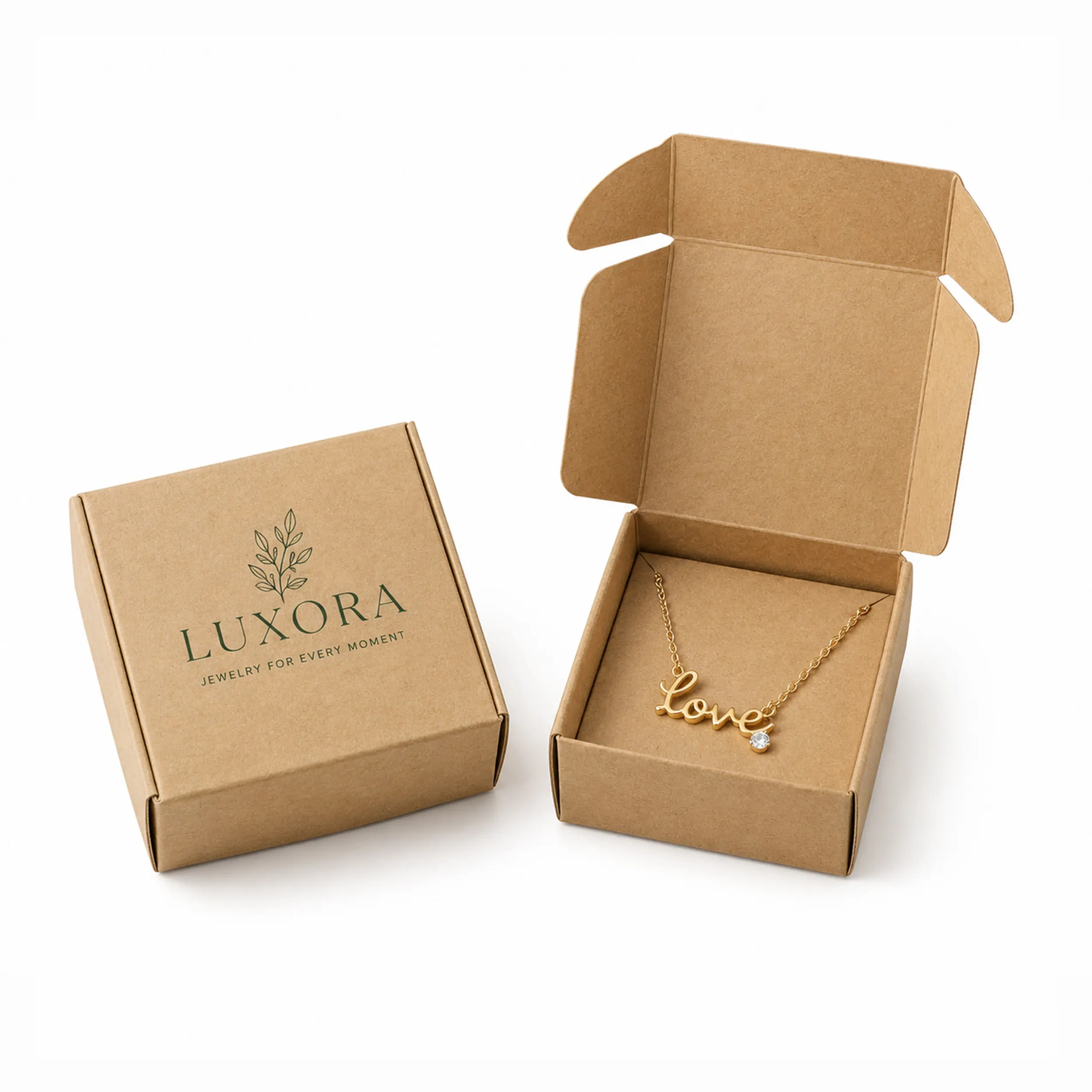 Kraft Jewelry Boxes