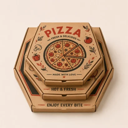 Custom Kraft Pizza Boxes