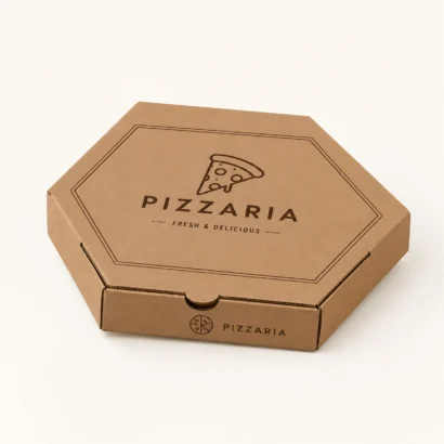 Custom Brown Pizza Boxes
