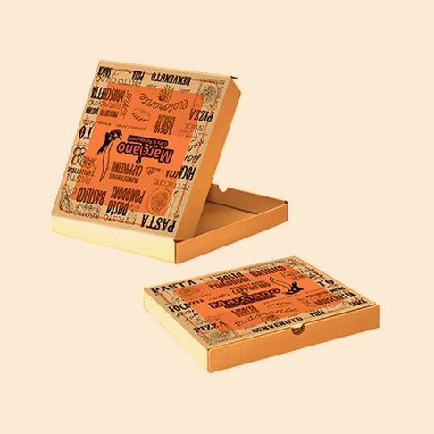 Custom Brown Pizza Boxes - Image 3