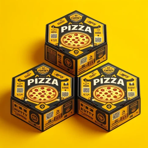 Custom Hexagonal Pizza Boxes - Image 2
